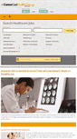 Mobile Screenshot of healthcare.careercast.com