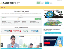 Tablet Screenshot of careercast.com