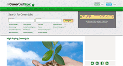 Desktop Screenshot of green.careercast.com