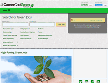 Tablet Screenshot of green.careercast.com